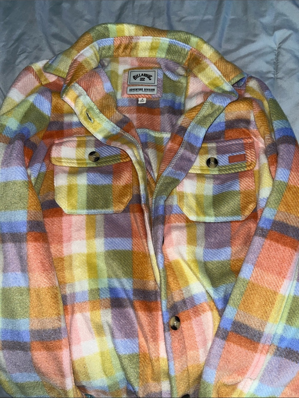 Women’s oversized Plaid Button-Up Jacket/Shacket